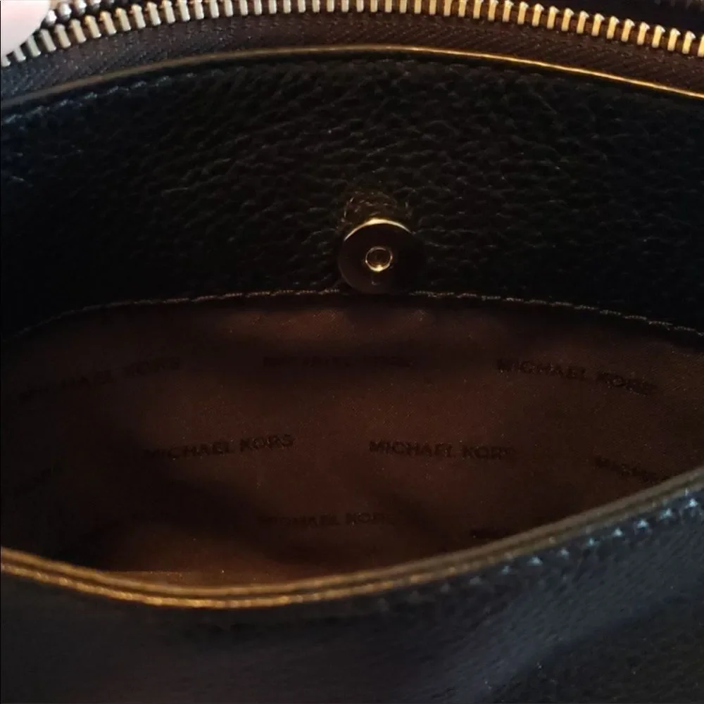 Michael Kors James Large Leather Clutch & Crossbody